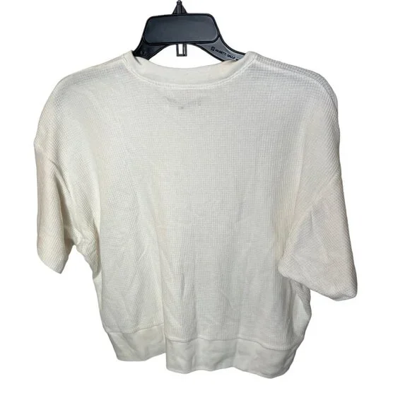 Madewell $52 Womens Waffle Mockneck Tee in Lighthouse Size M NJ790 - Picture 7 of 7